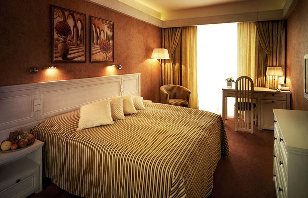 Deluxe kétágyas v. franciaágyas szoba