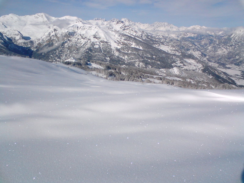 Risoul, Hómező (a L'Home de Pierre gerincről)