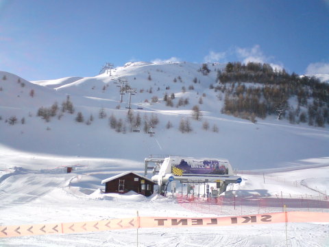 A Clos Chardon lift, amikor még zárva volt