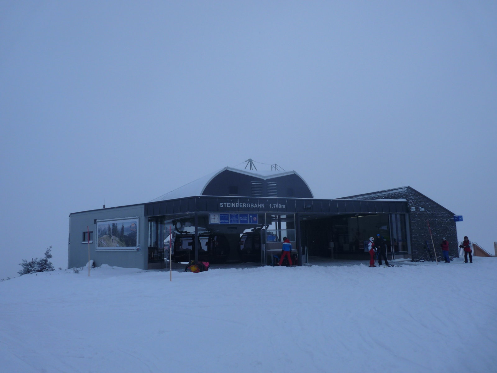 A Steinbergbahn hegyi állomása