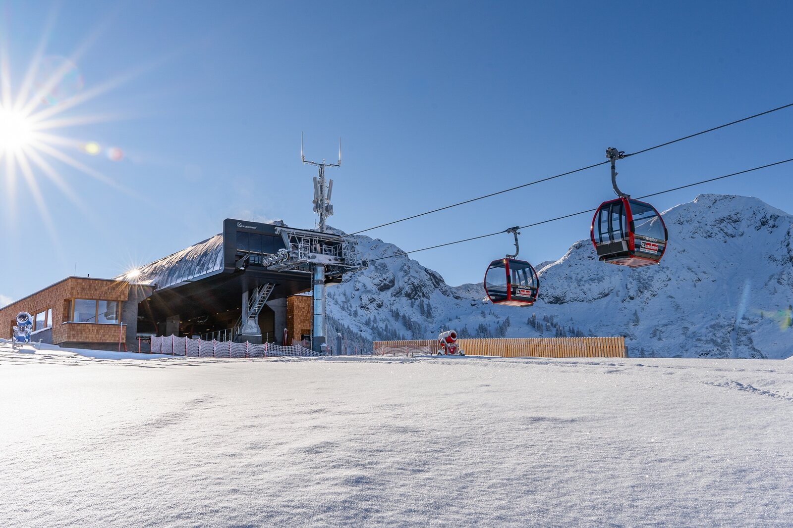 Steuböden, új, szupergyors kabinos lift Fieberbrunnban | Fotó: Sebastian Astl