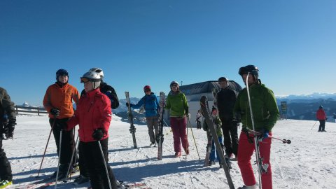 Csoportkép a Schattbergen
