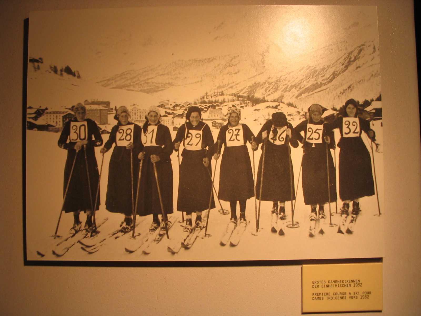 Egy fotó a helytörténeti múzeumban