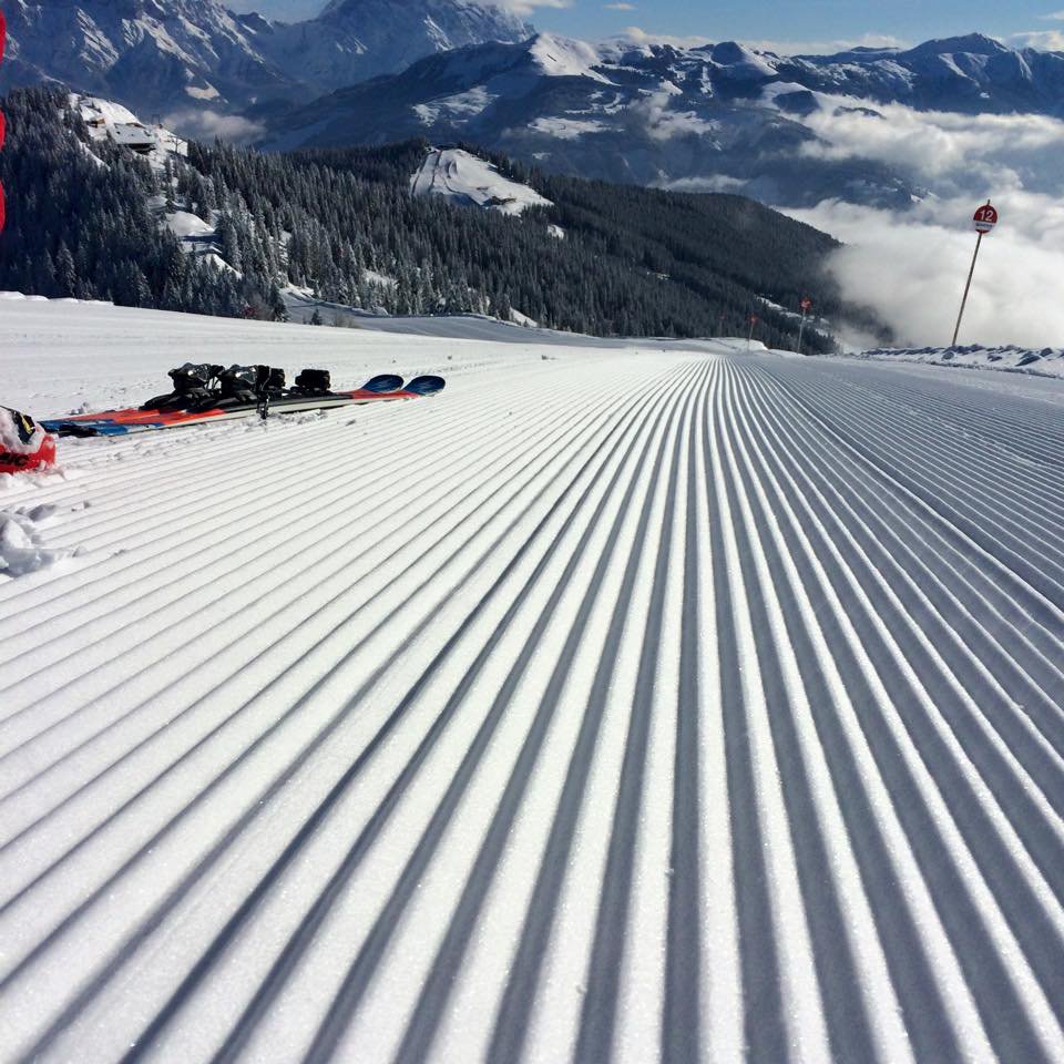 Ilyen pályák várják a síelőket a salzburgi terepeken, a képen Zell am See - fotó: facebook