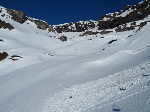 Oldalt egy lavina is volt korábban