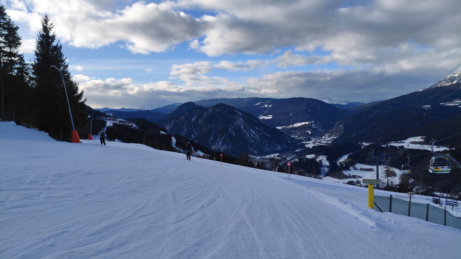 Hochwurzen 40-es pálya felső harmada