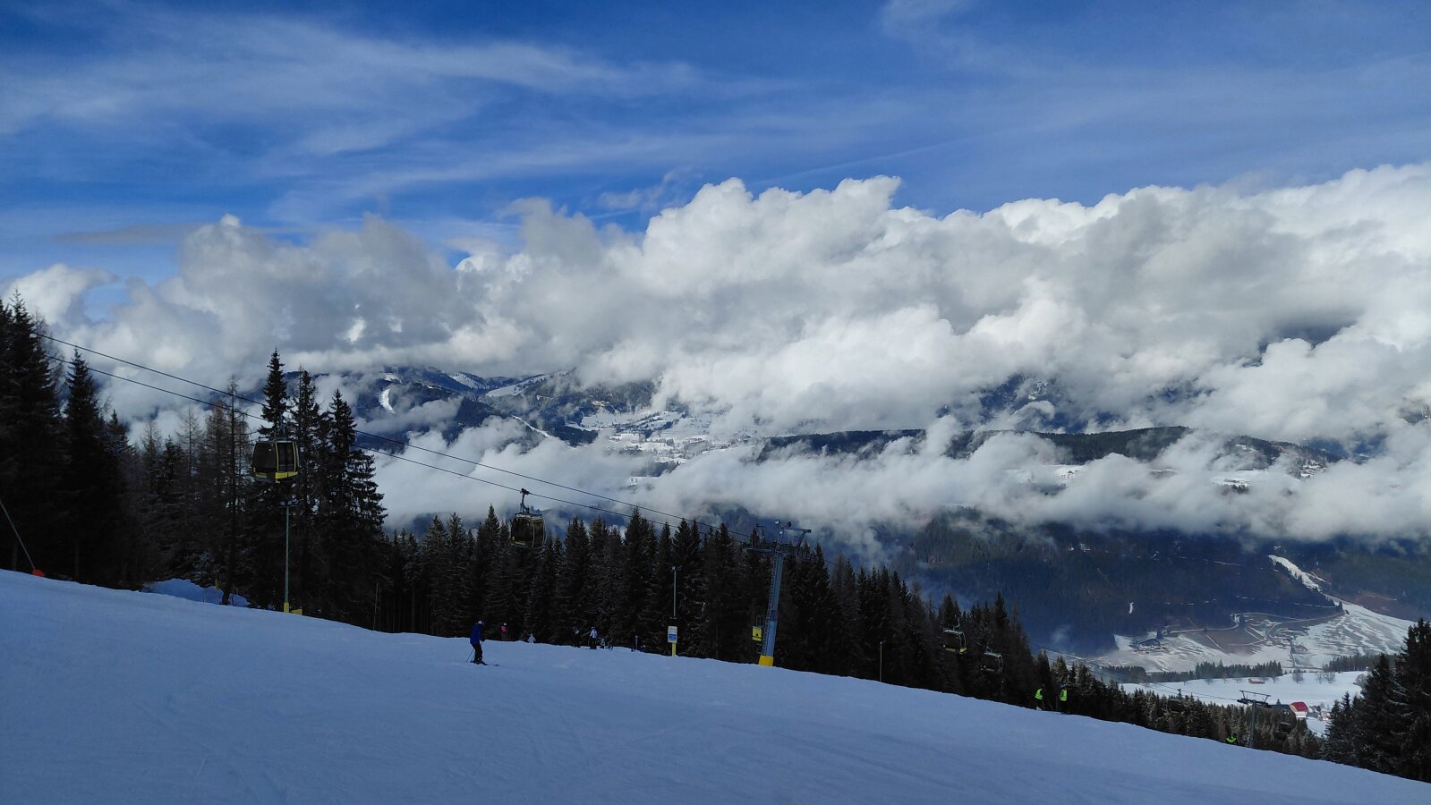 Hochwurzen 41-es pálya teteje, Obertalbahn felső állomásánál