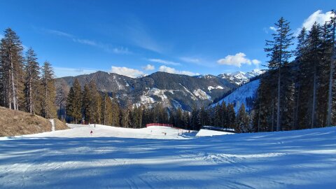 Reiteralm, 6-os pálya alja, a Schoberbahn völgyállomása