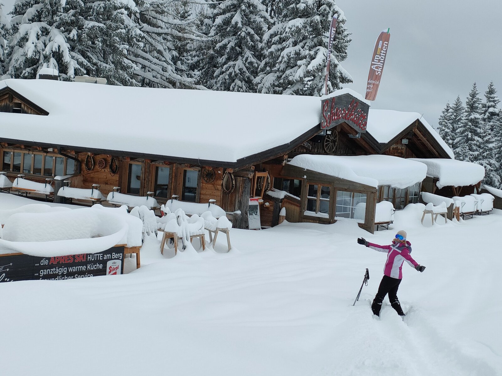 Ennyi hó esett 2025. április elsején! | Fotó: sielok.hu