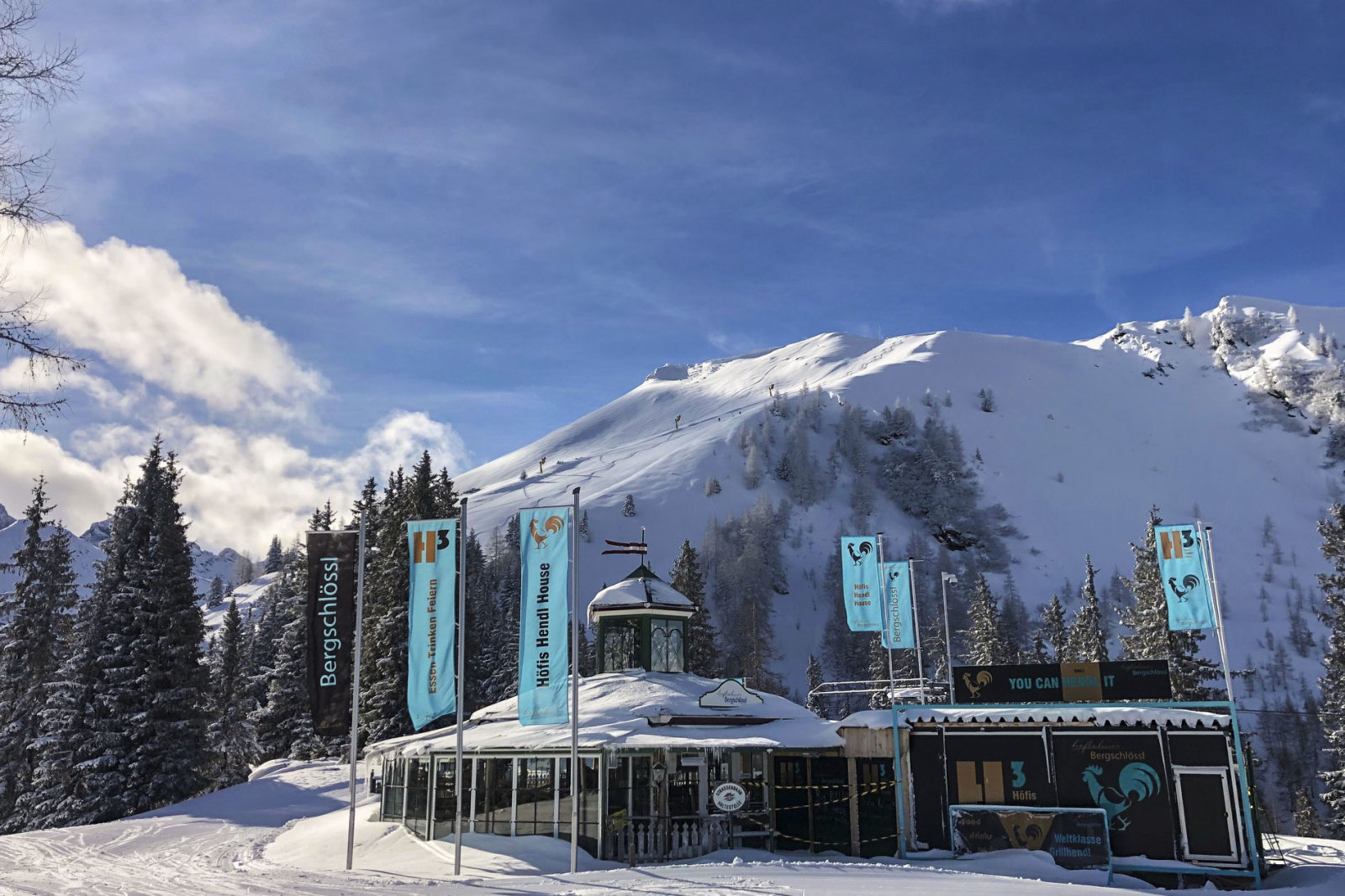 Bezárt körbár Schladmingban | Fotó: Szántó György