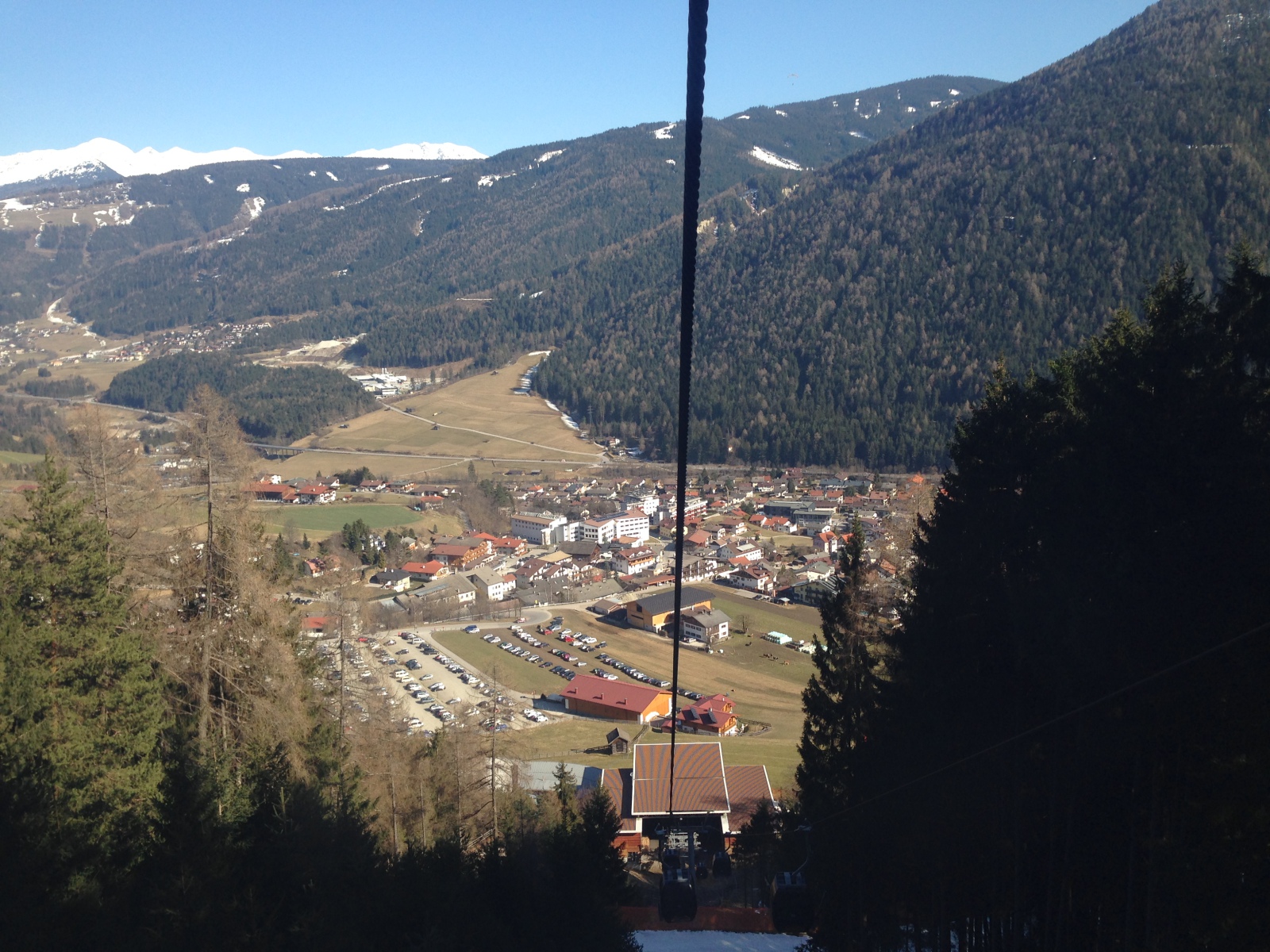 A hóhiányos völgy (útban a Schlick felé)