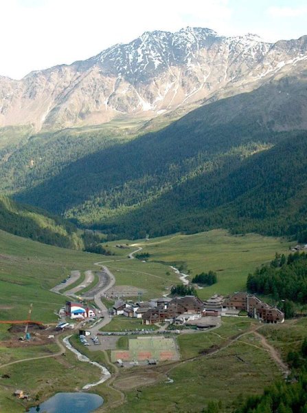 Schnalstal-völgy felső vége