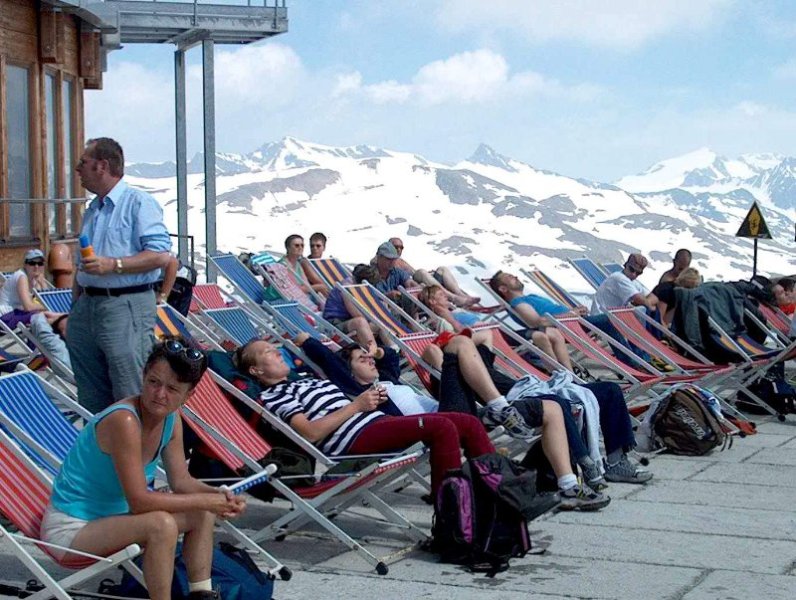 Akár csak egy tengerparton, kicsit hűvös időszakban