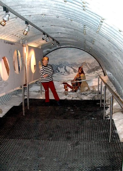 Ötzi Múzeum a Grawand tetején