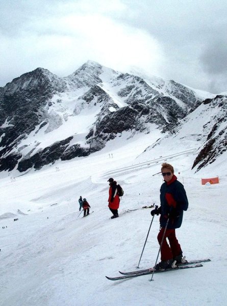 Gkeccser pálya teteje. Háttérben a Snow-park