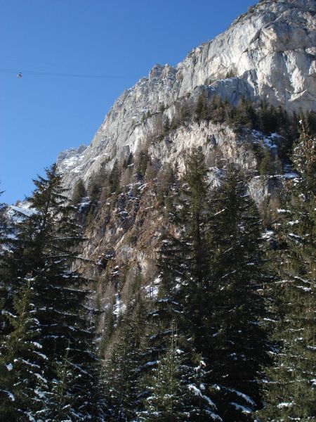 Marmolada felé menet 2010 január