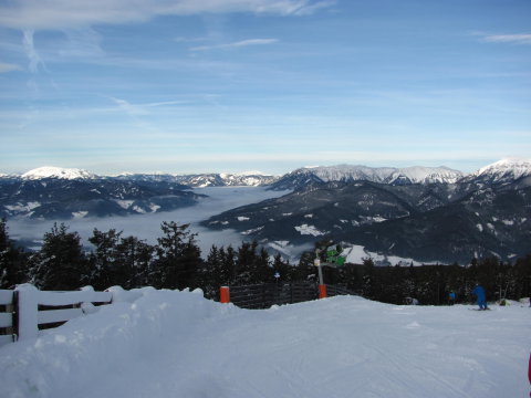 Kék 1 panoráma hüttéből ráfordulva