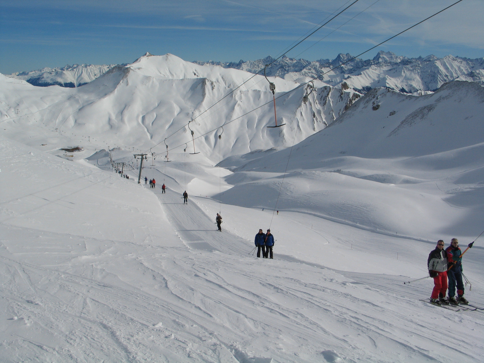 Húzólift Serfaus legszebb völgyében