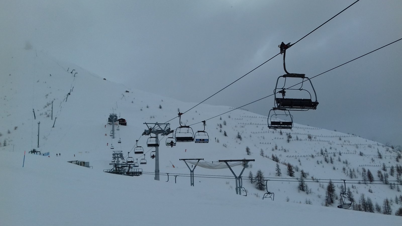 Sestriere, tömeg az nem volt