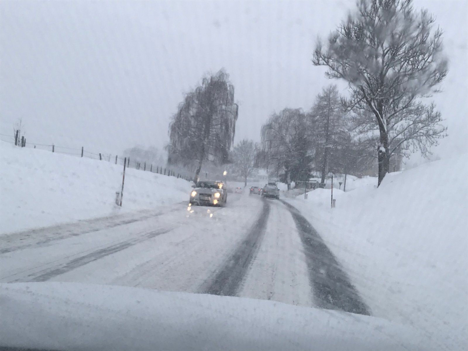 Havas az út is Fotó: Szántó György