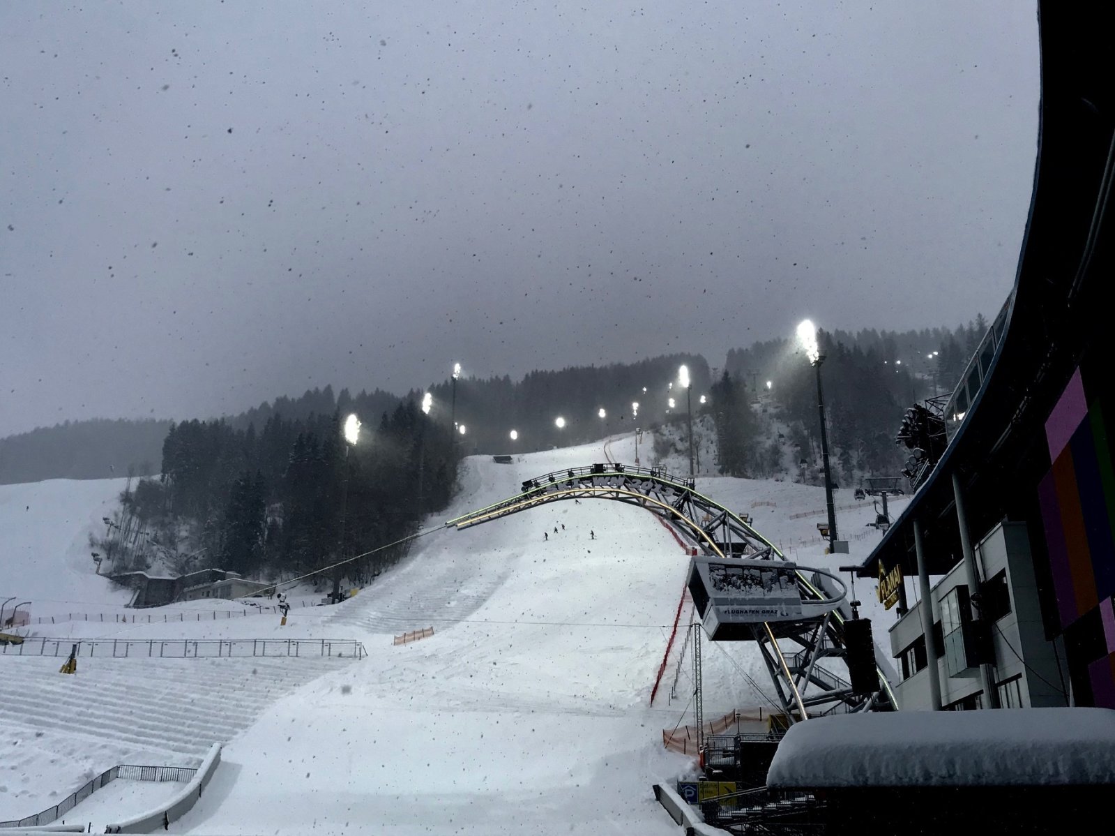 Egy napja esik a hó Schladming, Fotó: Szántó György