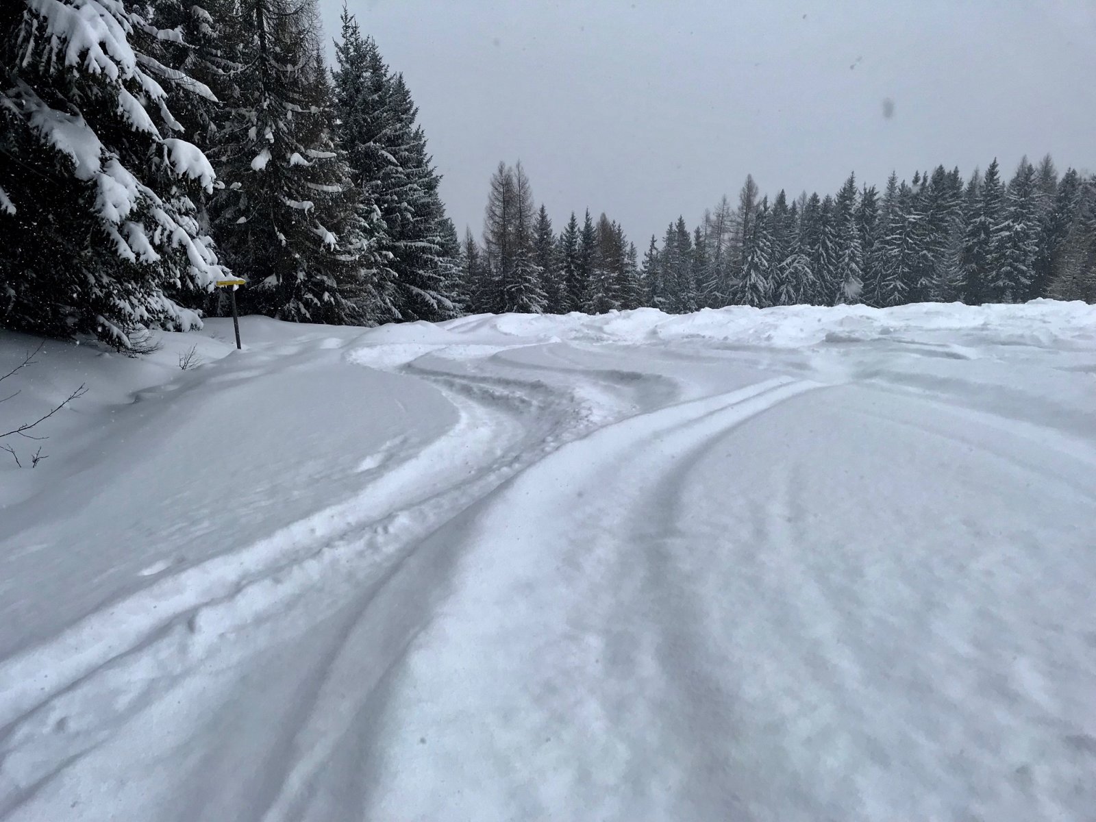 A szervezőknek 30 cm friss havat kell versenyre előkészíteni. Fotó: Szántó György