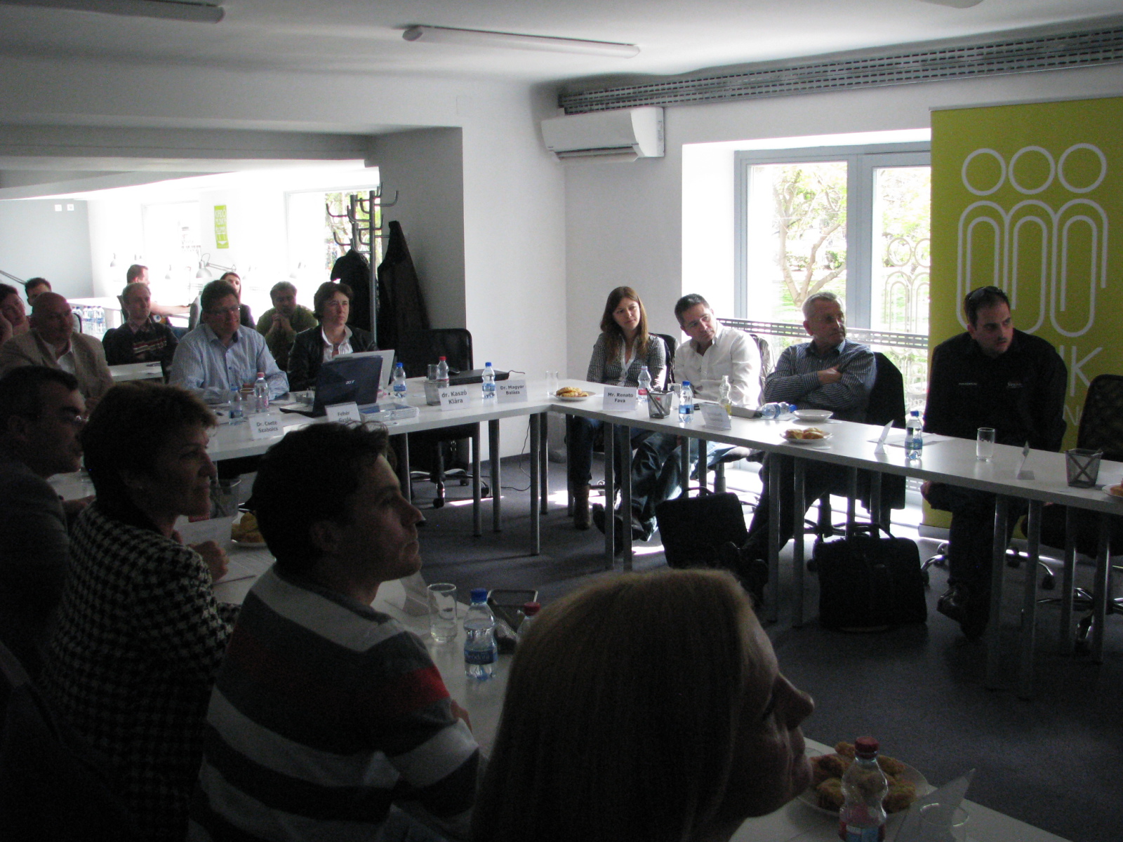 Mr. Renato Fava ügyvezető - Tecnica Group gyár magyarországi igazgatója is jelen volt