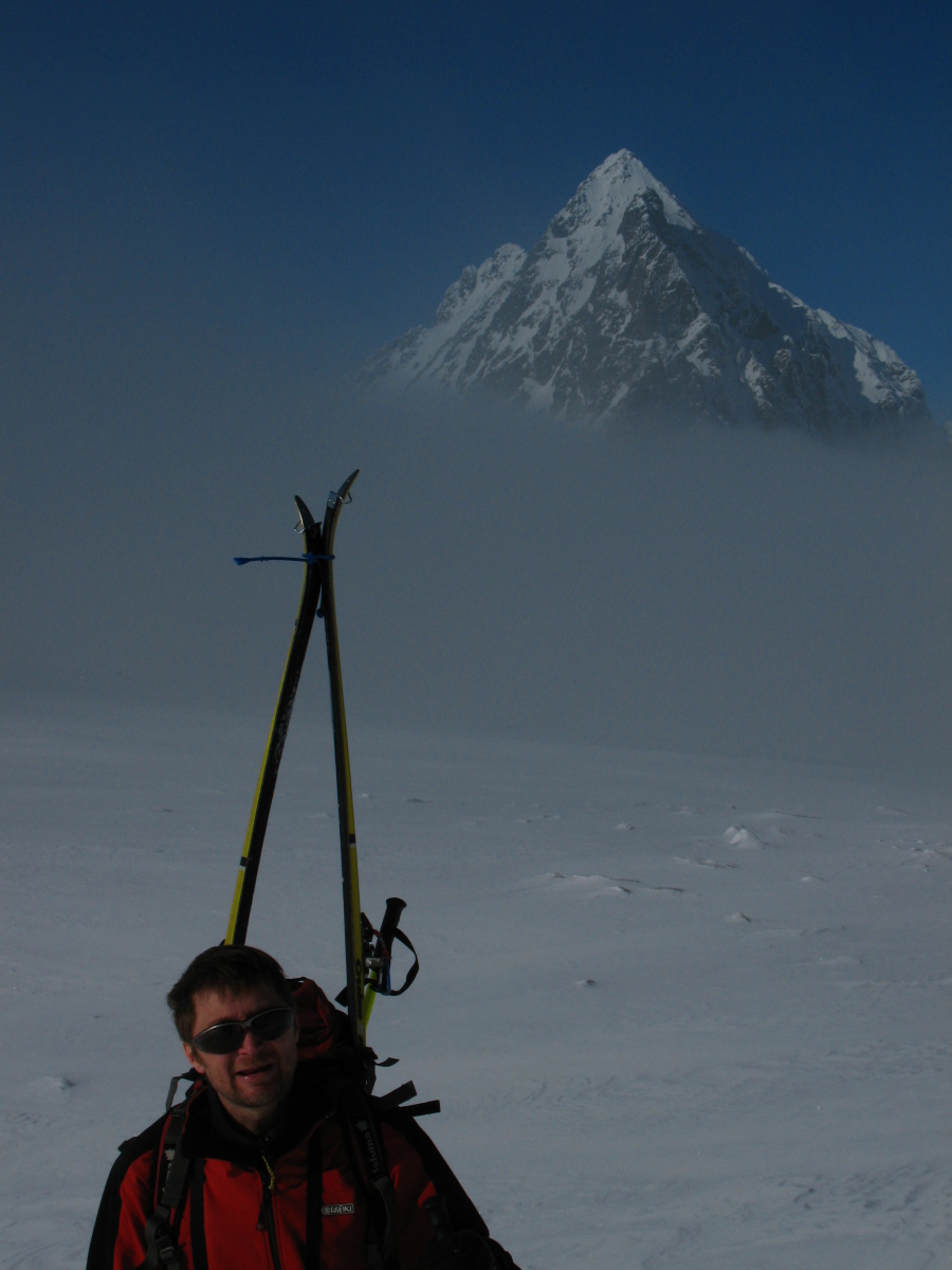 háttérben a Tátra-csúcs