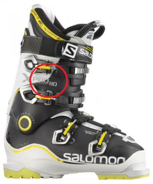 Salomon sícipő flex-indexe