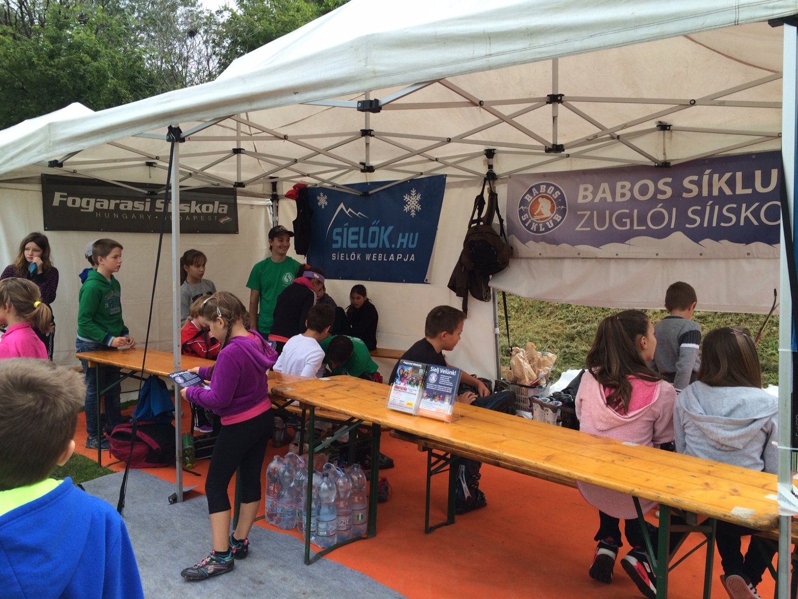 2014-ben a Sportágválasztón - a Babos Síklub standján