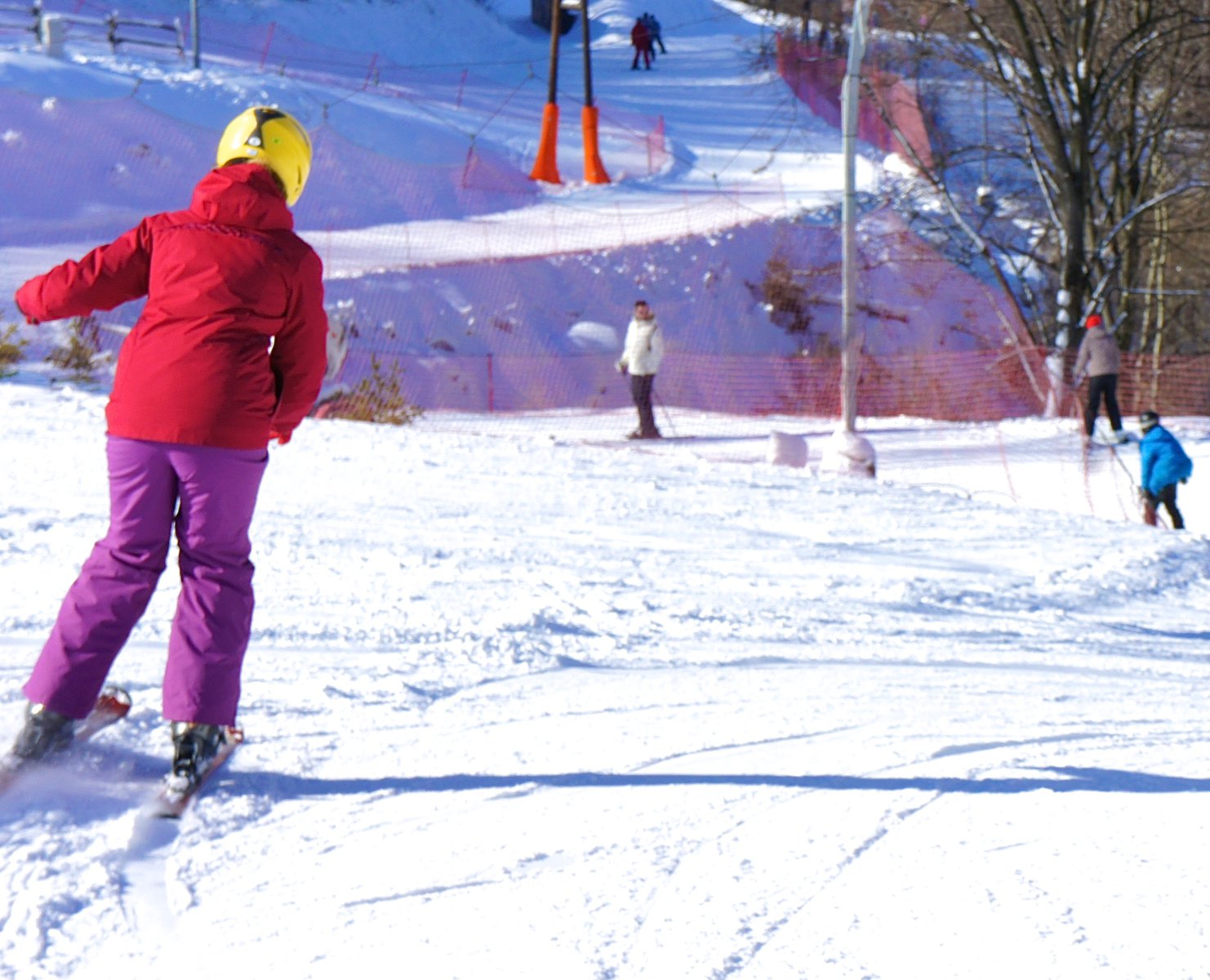 5B jelzésű Szerpentin sípálya. Kezdőbarát kék pályának számít és nagyon szép a kilátás Ágasvár felé!