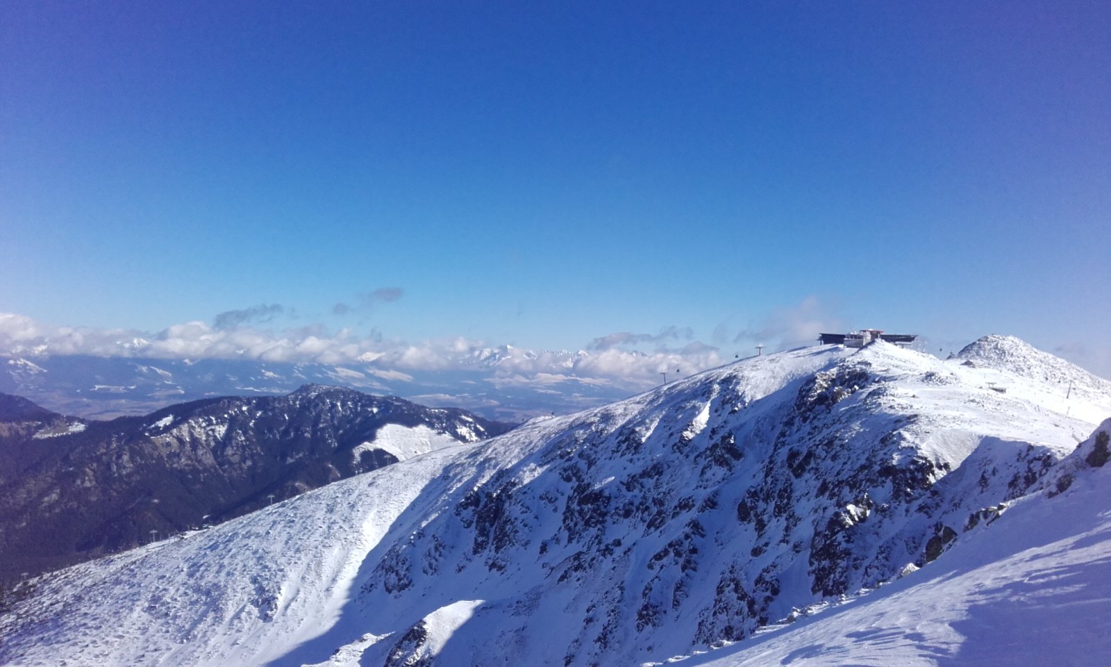 Chopok a Deres csúcsáról