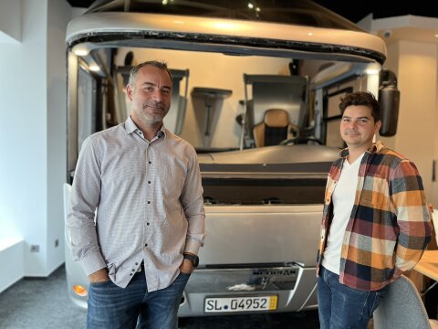 Szabó Kornél és Farkas András, a Travellines Kft / SkiLines utazási iroda tulajdonosai és vezetői