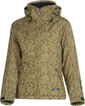 Völkl Flora kabát  Női síkabát. Microfibre anyag. 10 000mm vízállóság, 10 000 g lélegzőképesség. Levehető kapucni. Polár bélésű gallér.