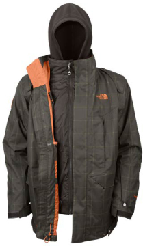 The North Face M Gravitation TriClimate kabát  Férfi sí, illetve snowboard kabát. Polár kivehető bélés. Vízálló, lélegző anyag és varrások. Állítható méretű kapucni. Két oldalon "Napoleon" zseb. Elrejtett síbérlet zseb. Hónaljszellőző.