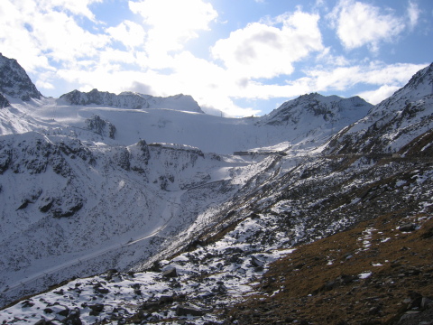 Gleccser alulnézetben