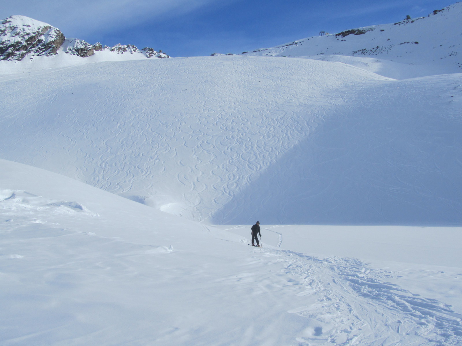 bemelegítés csak úgy lazán a pályák között