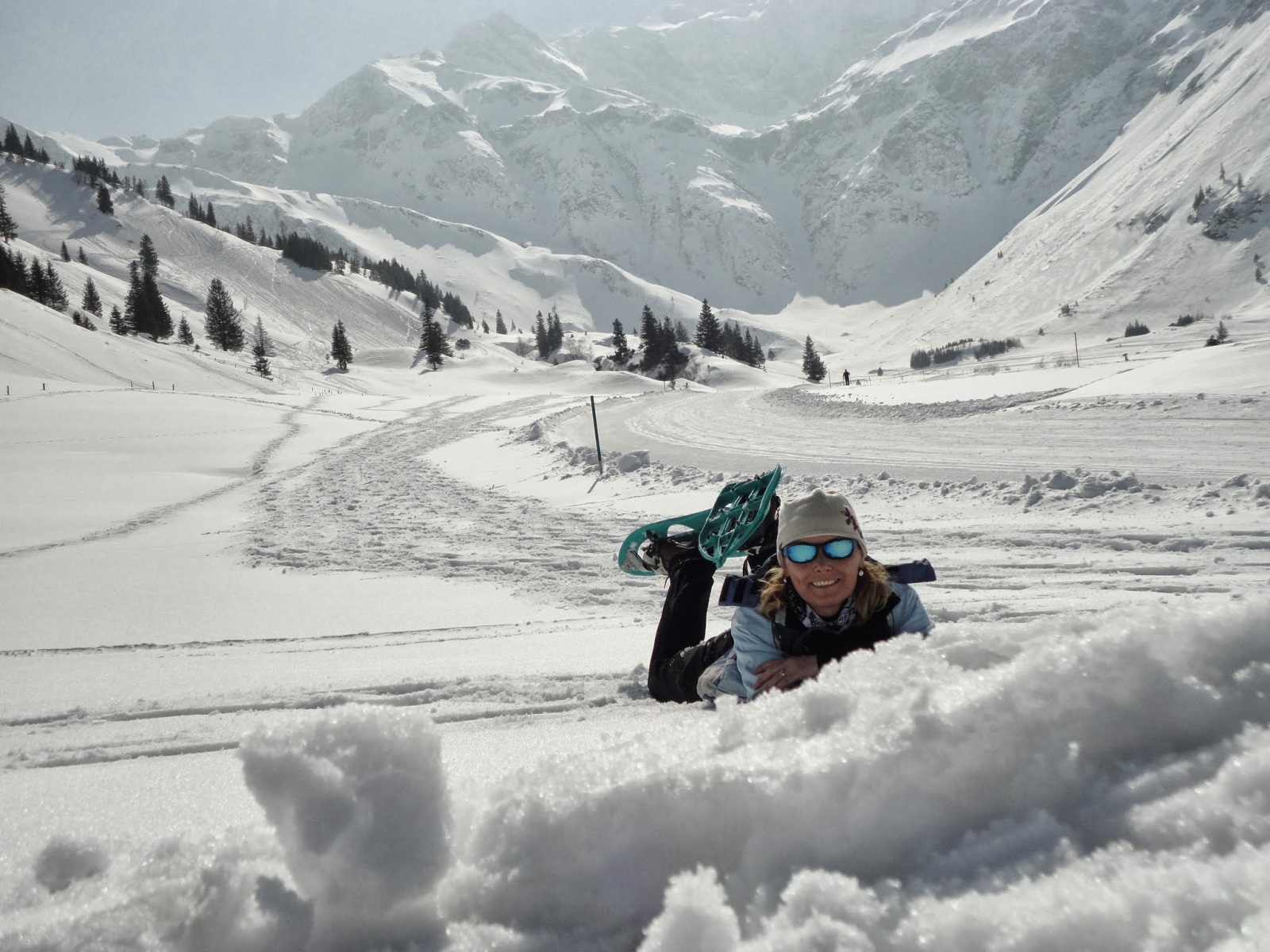 Ez a kép már a völgyben készült, a sífutópálya mellett.
