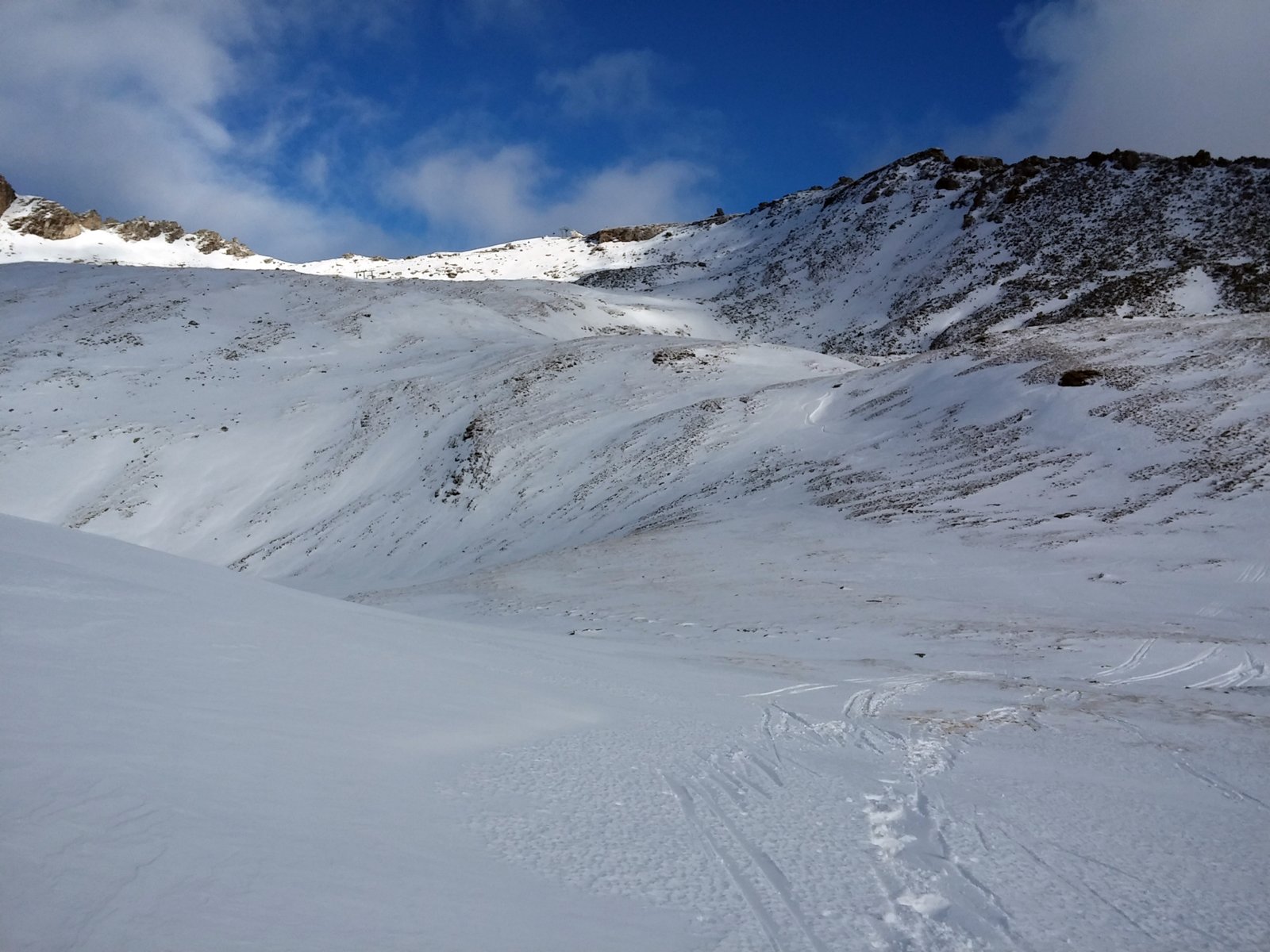 Nyugati oldal (hó)helyzet