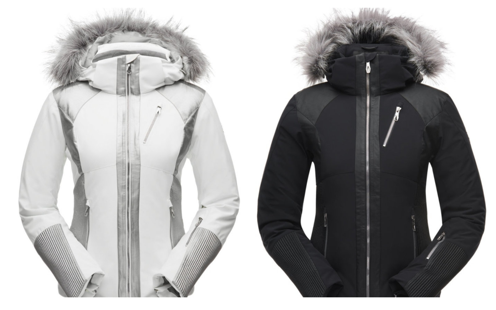 Új kollekció: Spyder Amour Faux Fur Női Síkabát fehér és fekete színben