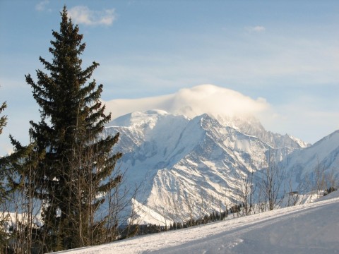 Háttérben a Mt.Blanc