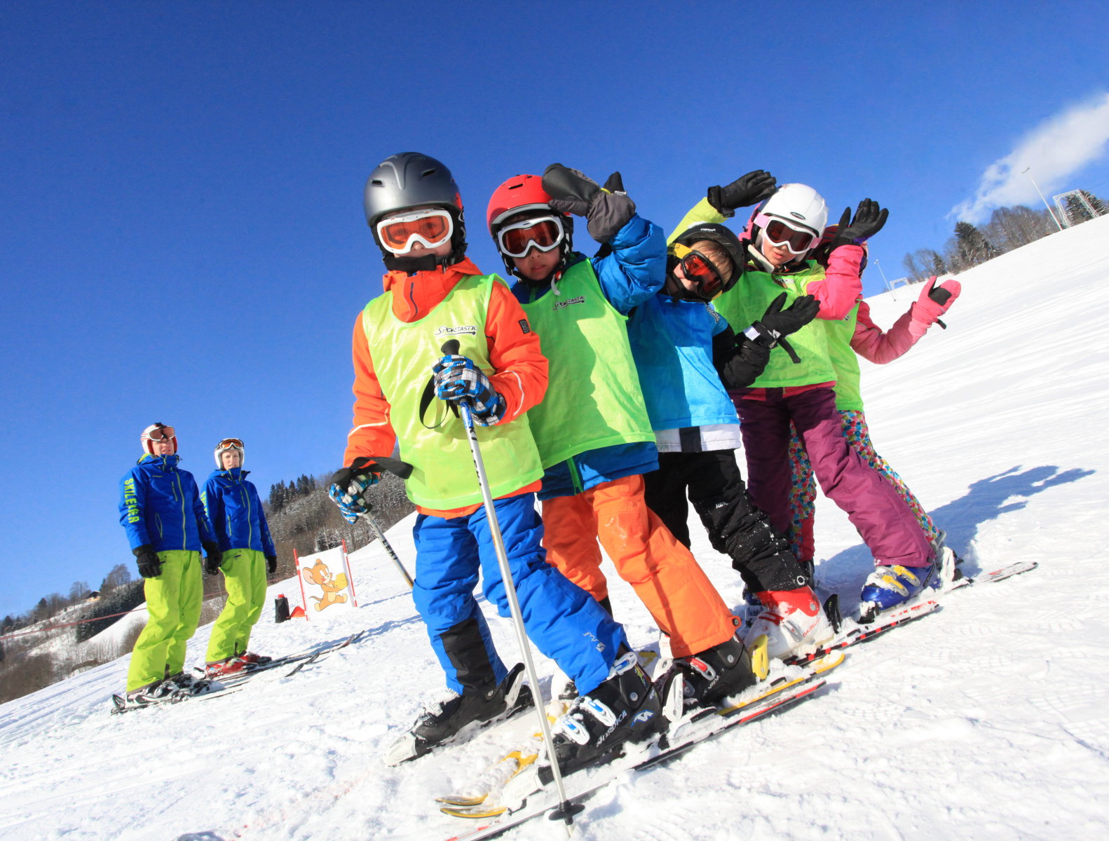 Gyerekcsoport - Síoktatás Stájerországban