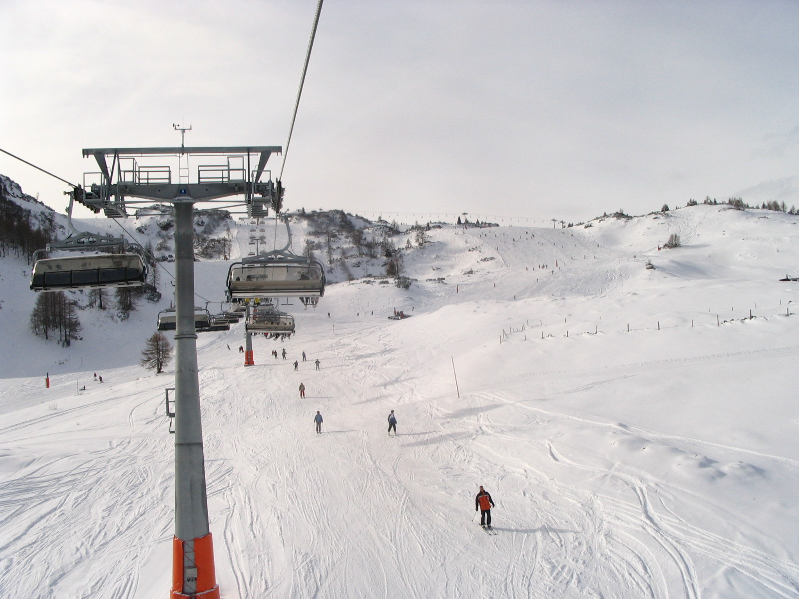 Ezek már a Steinplatte sípályái