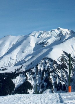 Cote tetején, kilátás a Mt.Blanc felé