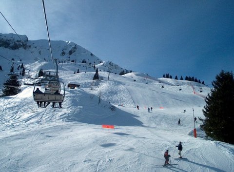 Cote-ról lejövő pálya alsó szakasza