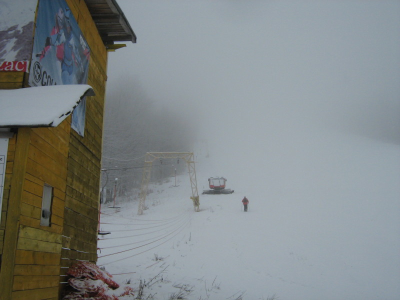 A Moski felvonó alapállomása, a Suior felső részén