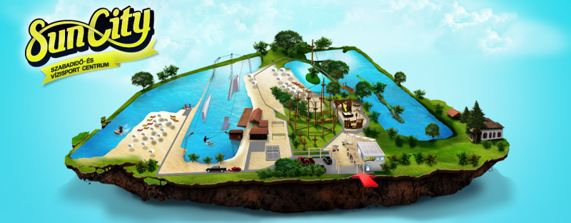 Sun City Wakeboard Beach Szegeden - Wakeboard, jet ski, strand, kalandpark, strandröplabda