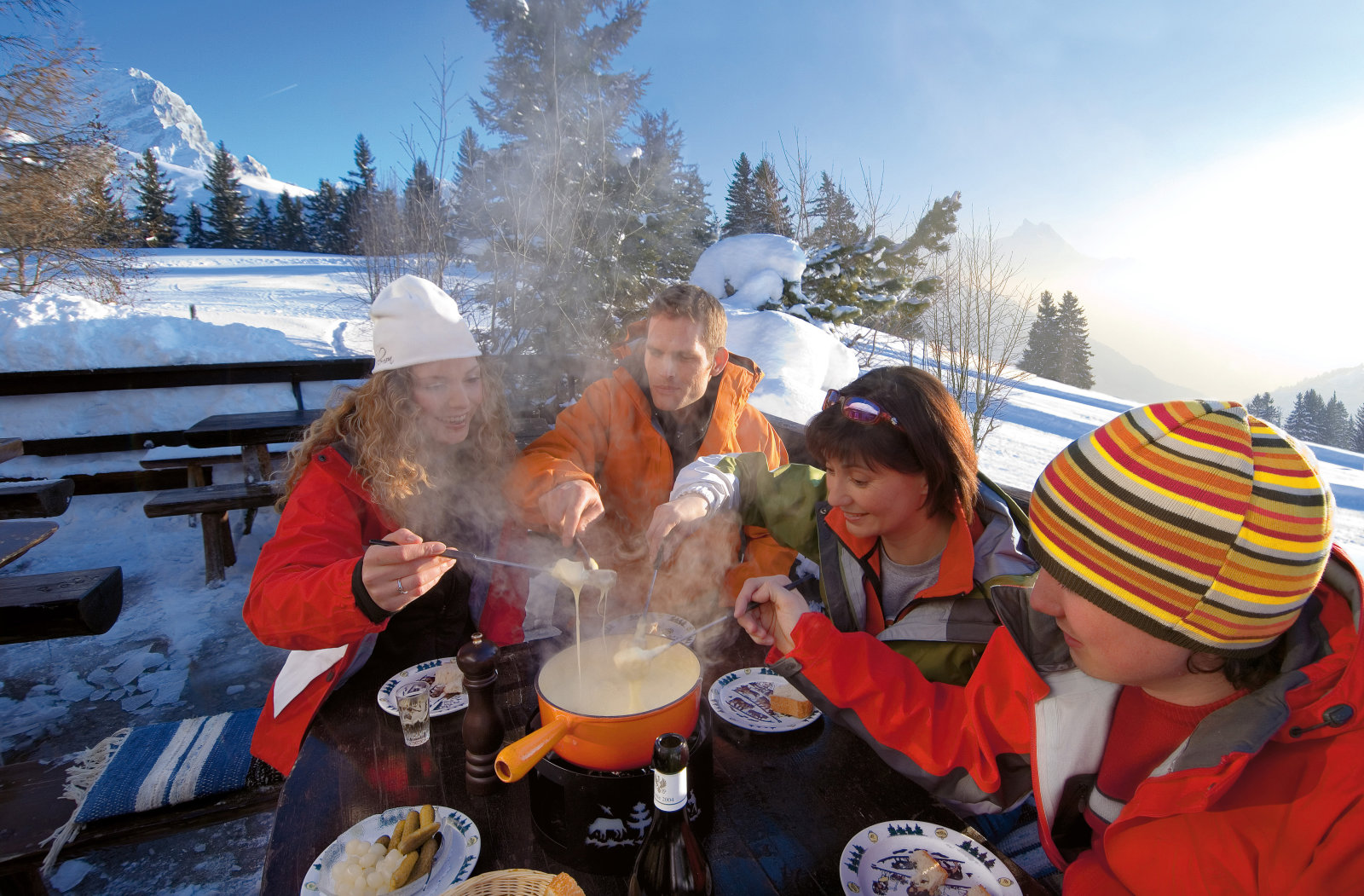 Fondüzés Gryon-ban, Refuge de Frience étterem | Forrás: Schweiz Tourismus