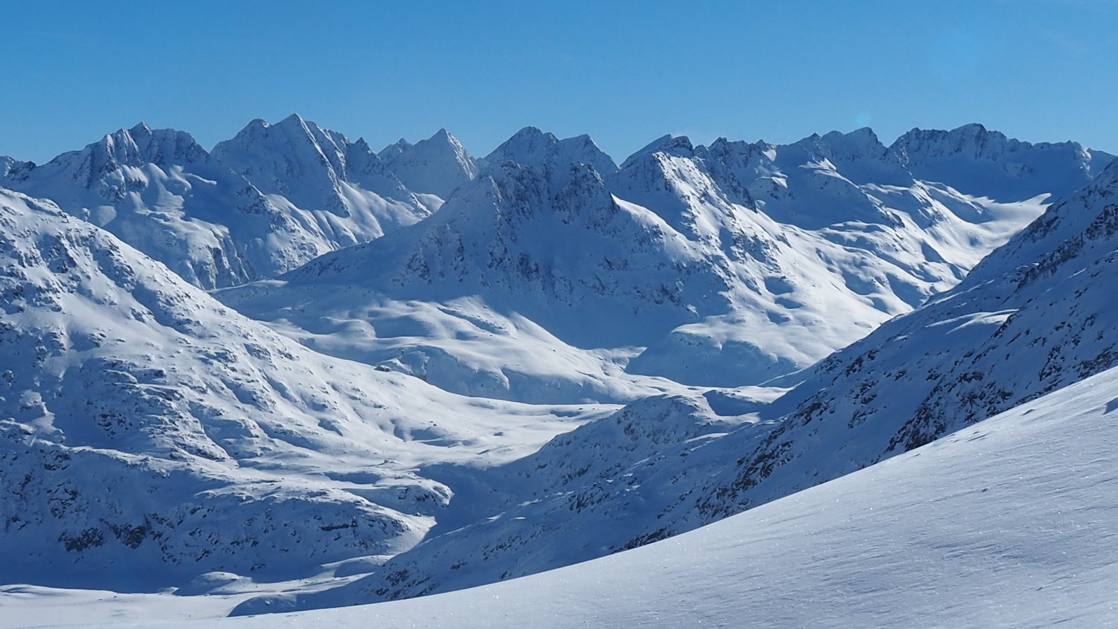 Graubünden kanton hegyei