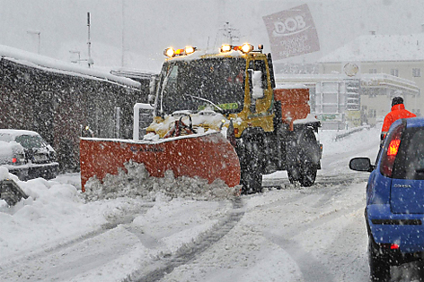 Hóeltakarítás Tirolban - APA/Robert Parigger